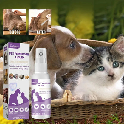 Pet Estrus Calming Spray Cat Anti Anxiety Liquid Default Title