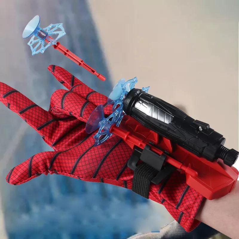 New Spidermans Figure Toy Kids Plastic Cosplay Glove