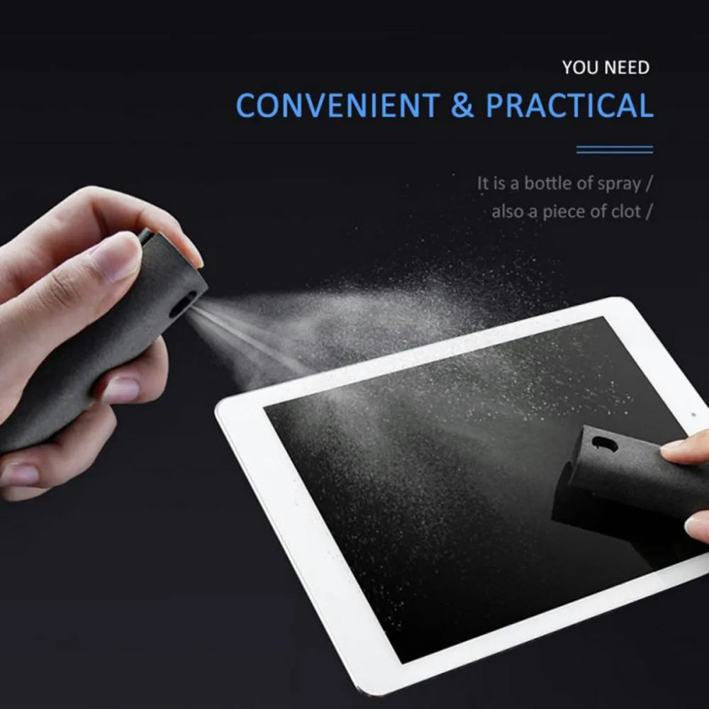 2 In 1 Phone Screen Cleaner Spray and Microfiber Cloth