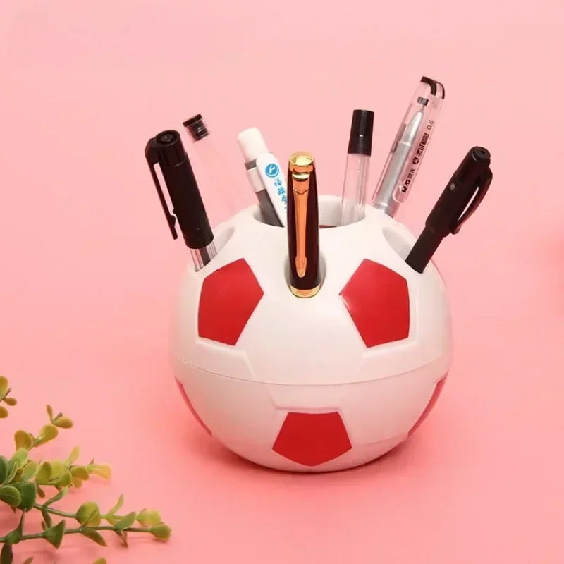 Soccer Shape Tool Supplies Pen Pencil Holder