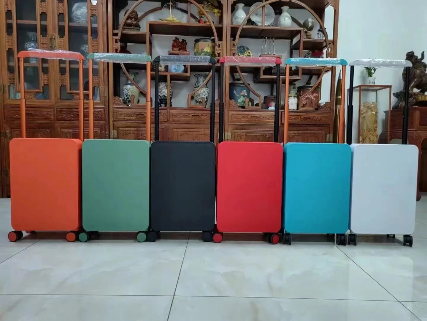 Fashion Width Draw-Bar Luggage Universal Wheel