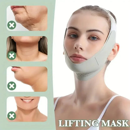 Face Slimming Bandage green