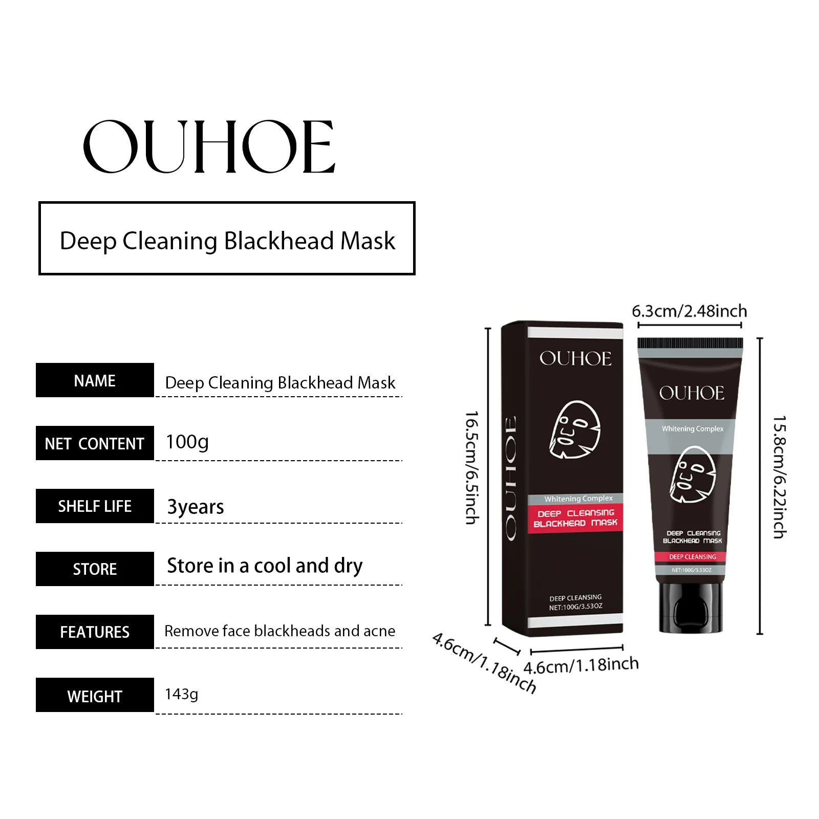 Bamboo Charcoal Peel-Off Mask