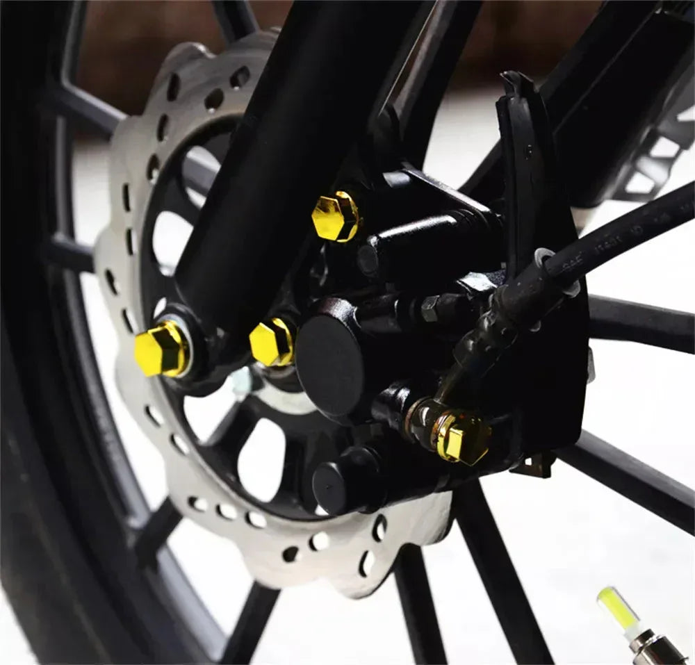 Motorcycle accessories Decoration nut Cover black