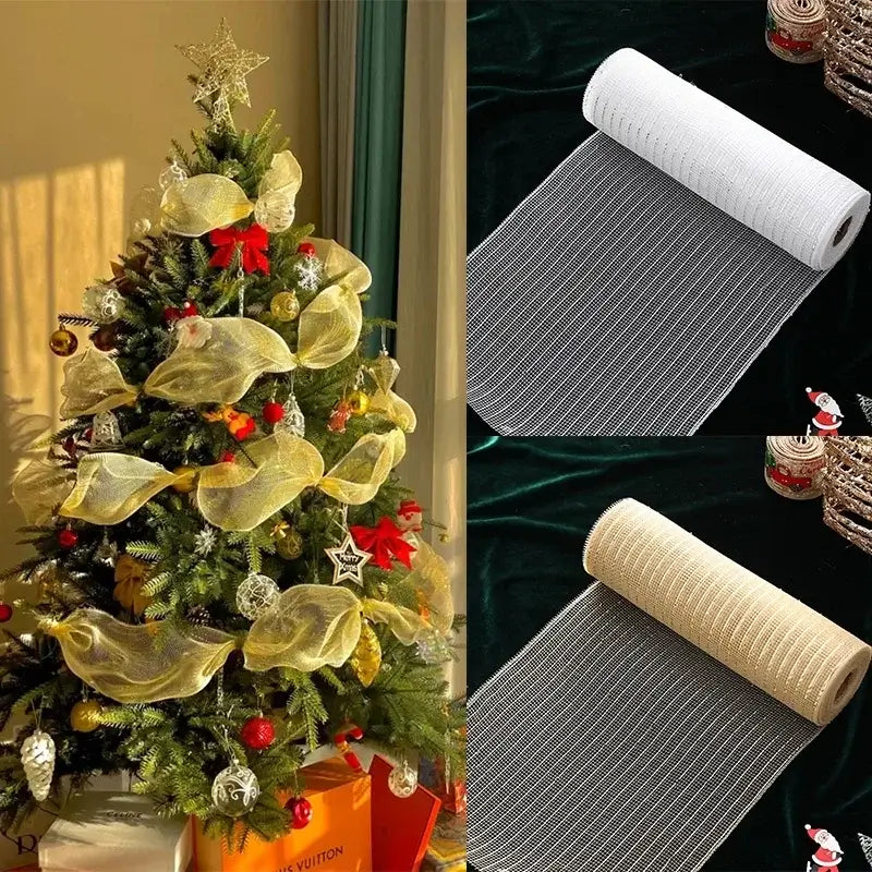 9M Christmas Ribbon Decoration – Festive Tree & Home Ornament for Christmas and New Year 2026 02 / United States / 9M