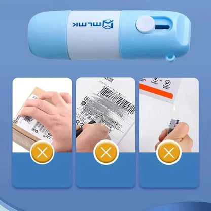Thermal Paper Correction Fluid with Unboxing Knife Blue