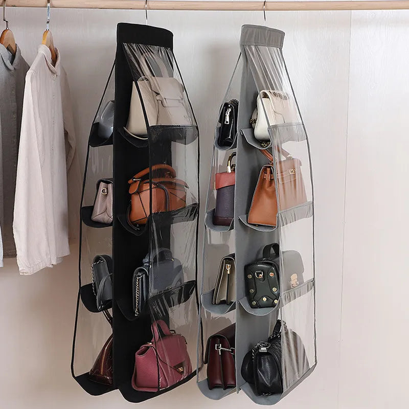 Wardrobe Closet Transparent  Hanging Storage Bag