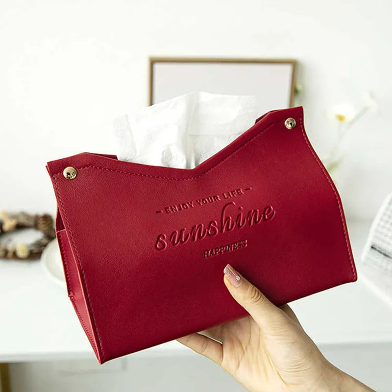 Leather Tissue Box