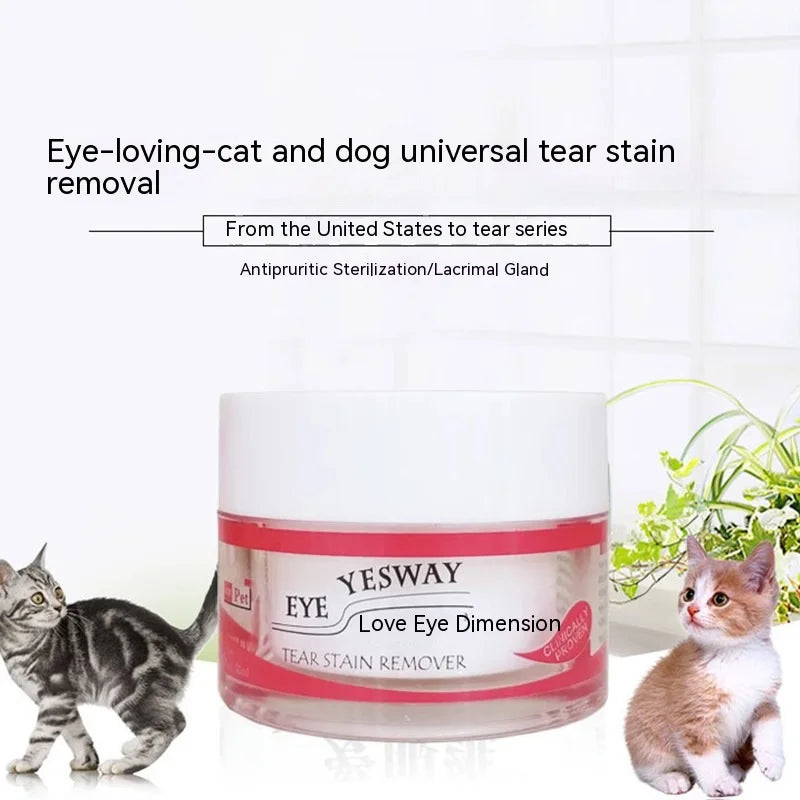 Garfield Cat Eye Cleaning