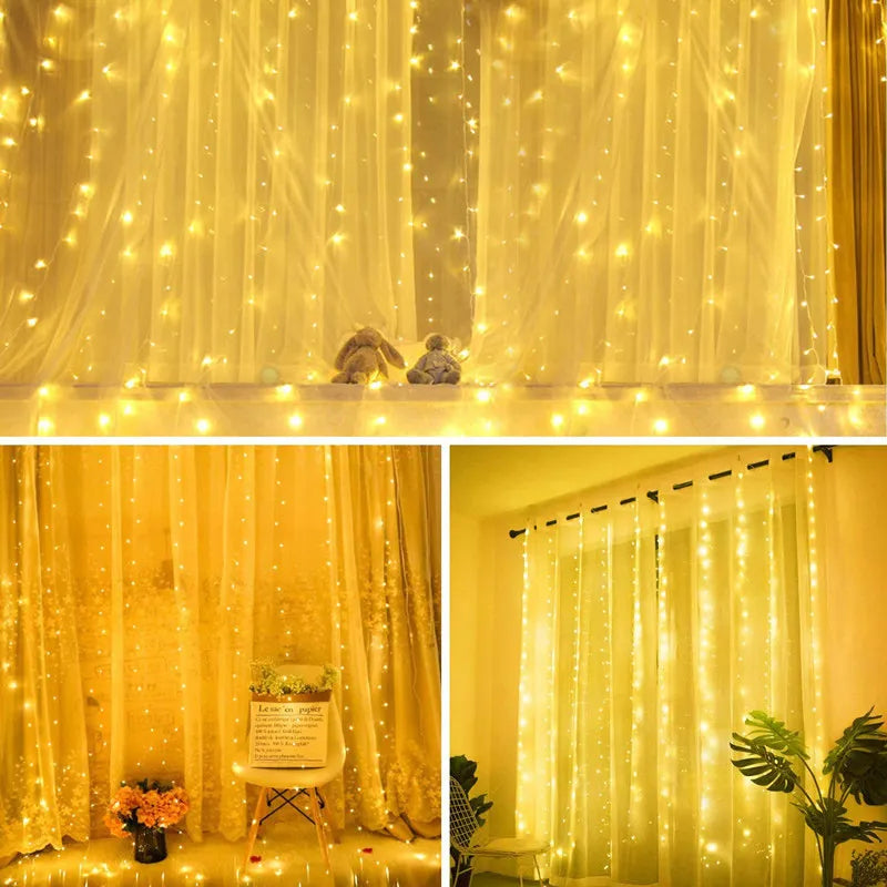 Curtain LED String Lights