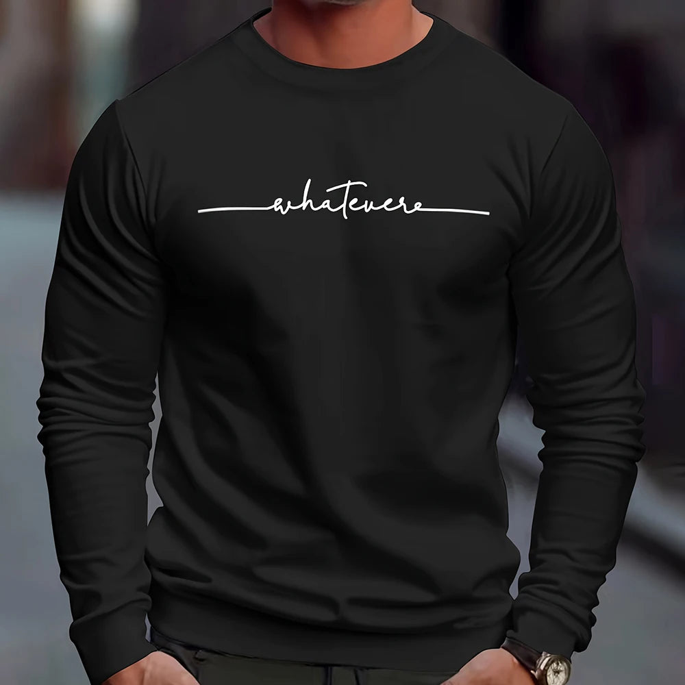 Long Sleeve Round Neck Casual T Shirt