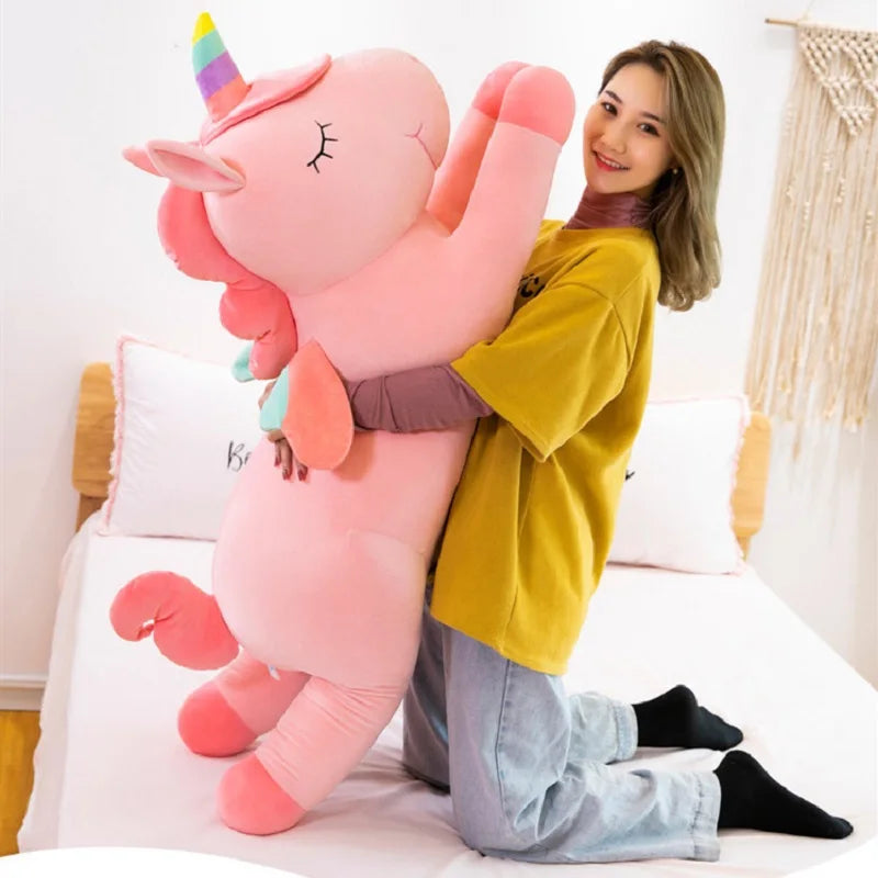 Giant Kawaii Unicorn Plush Toys Soft Stuffed