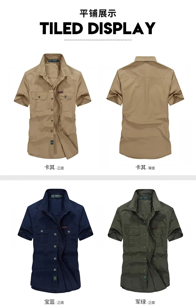 Men Cargo Shirt