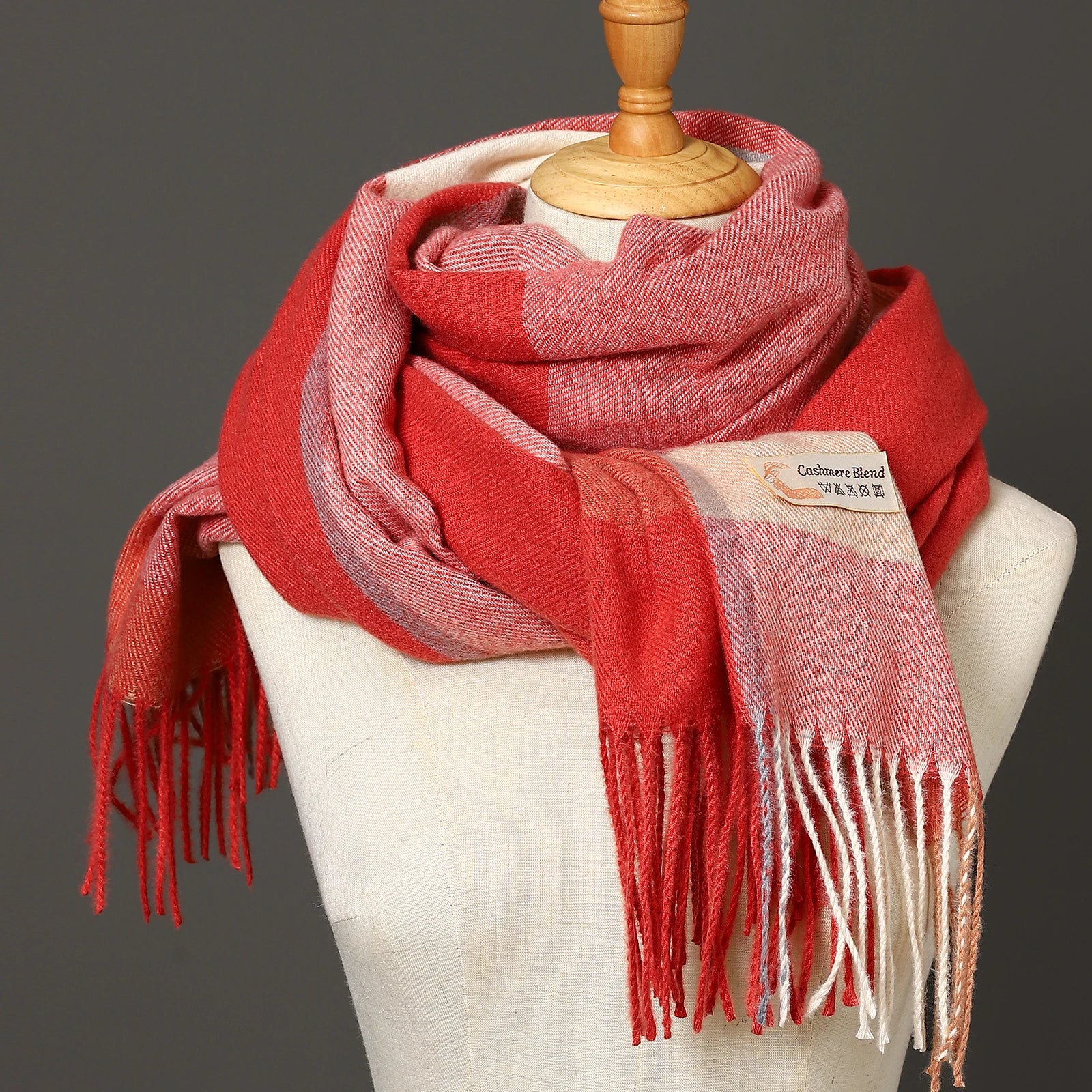 Autumn Wrap Scarves Winter Warm Foulard Bandana Female