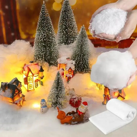 Christmas Fake Snow Blankets