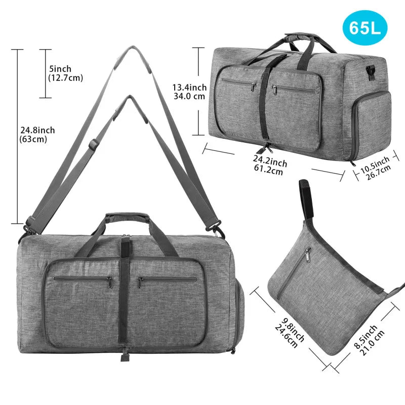 Waterproof Oxford Foldable Big Travel Bag