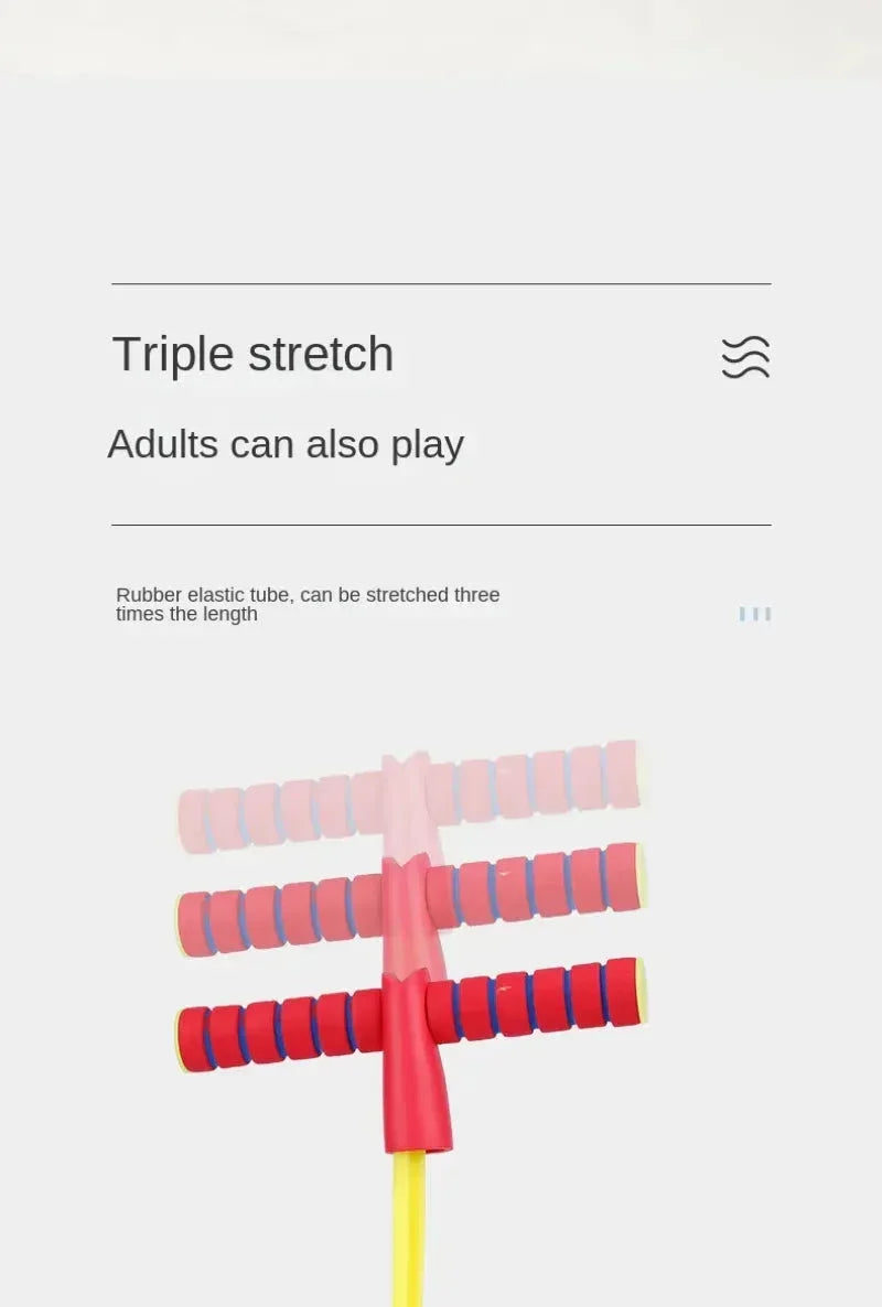 Kids Sports Games Toys Foam Stick Jumper Blue