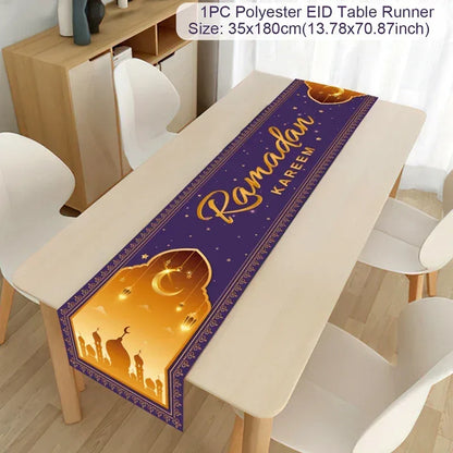 Tablecloth Table Runner Banner Balloons table runner-15