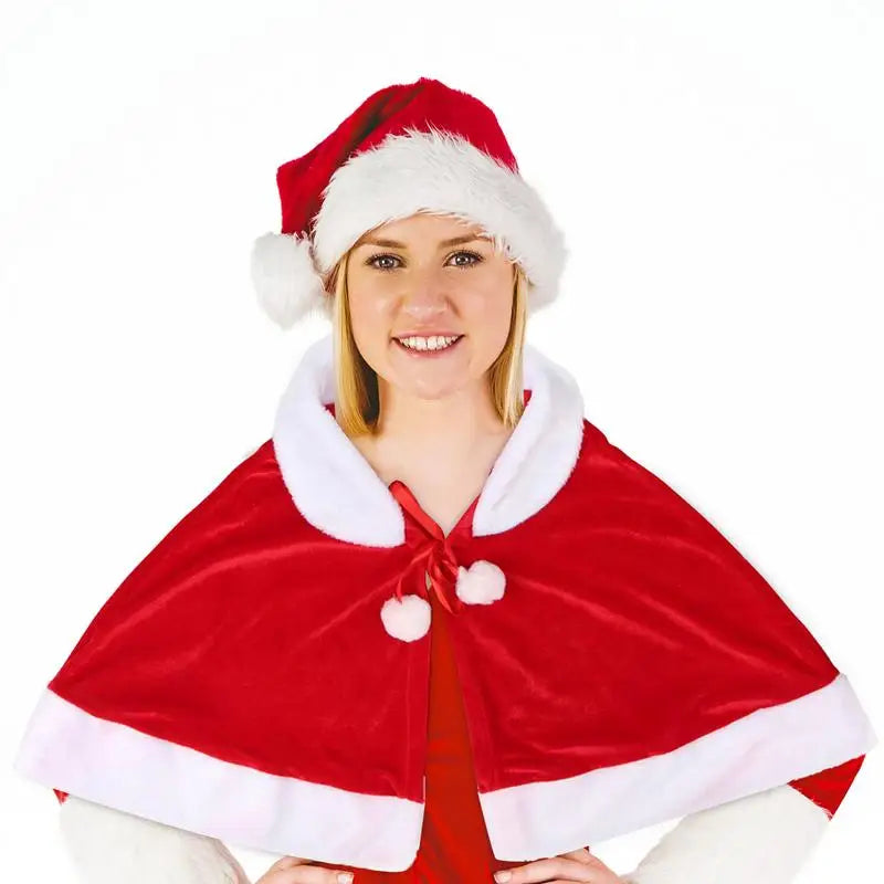 Christmas Cloak & Shawl Costume for Adults and Kids