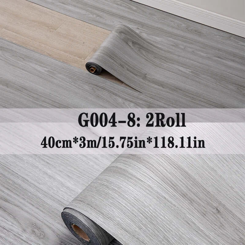 Wood Grain Peel & Stick Vinyl Floor Tile (2 Rolls, 25.8 Sq.Ft)