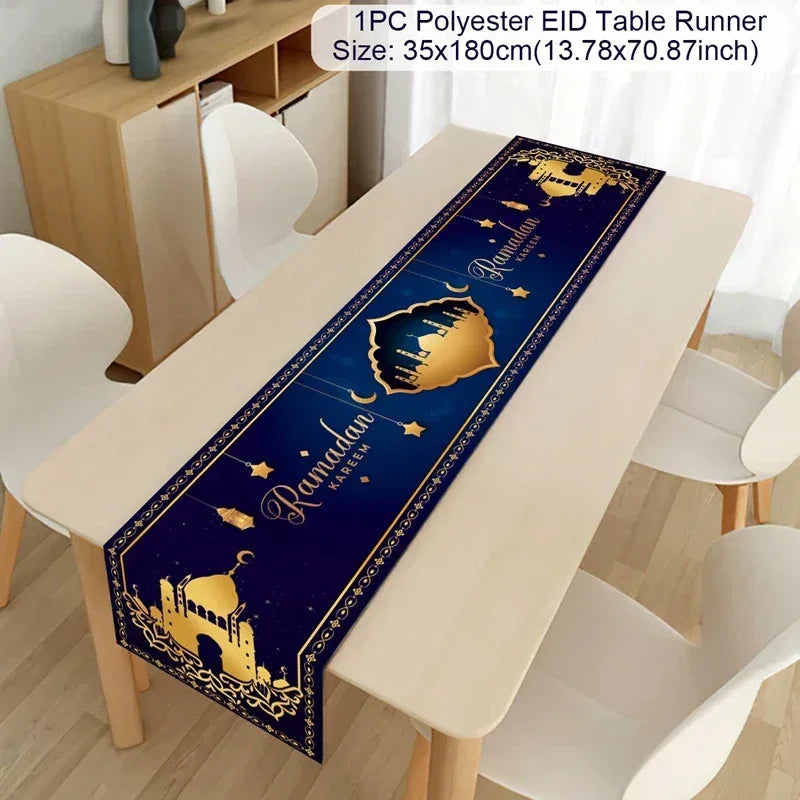 Tablecloth Table Runner Banner Balloons table runner-17