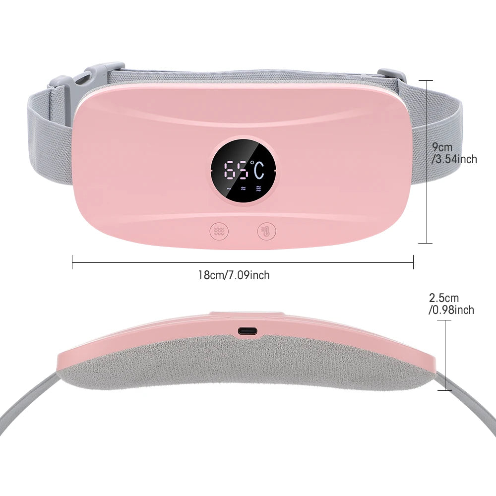 Electric Period Cramp Relief Massager with Heating Pad
