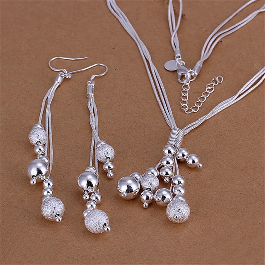 Necklace Earring women party set