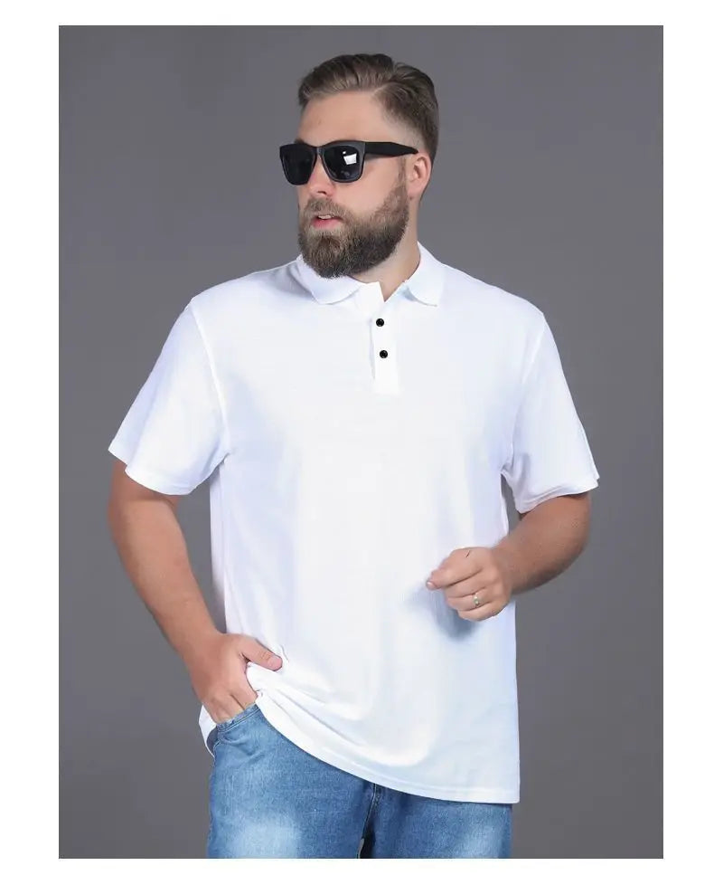 Summer Men Polo Tops Breathable Quick Dry T Shirt