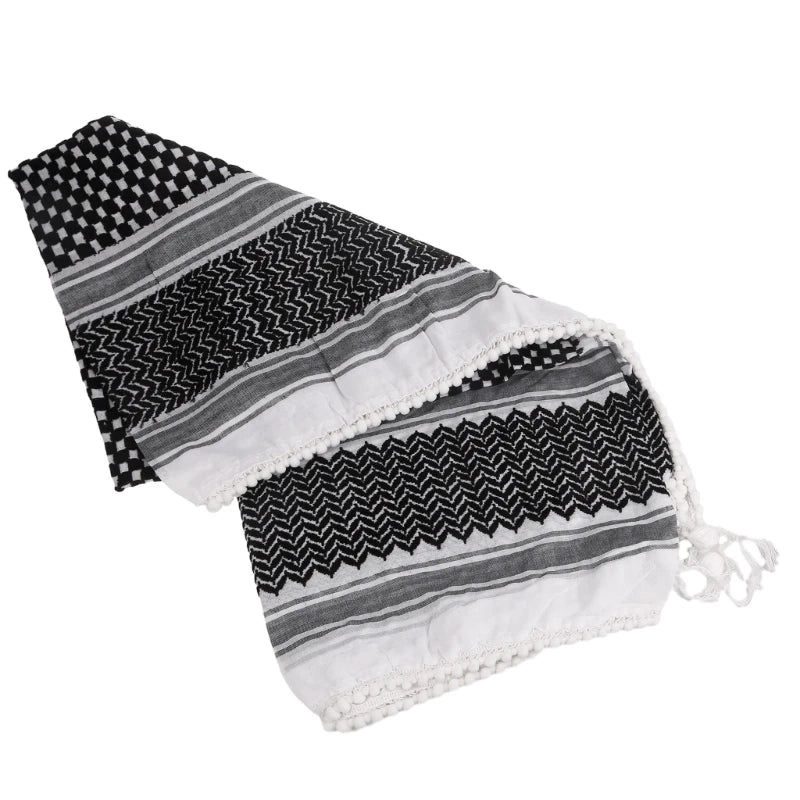 Jacquard Pattern Scarf Arab Hair Kerchief