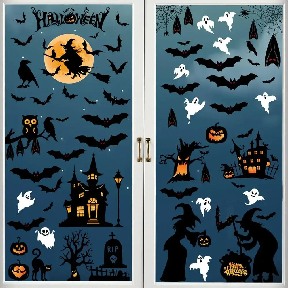 Halloween Window Clings Stickers Décor