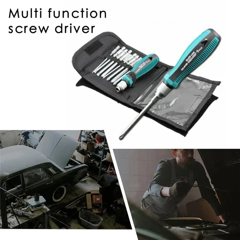 Magnetic Hand Tools Set Silver