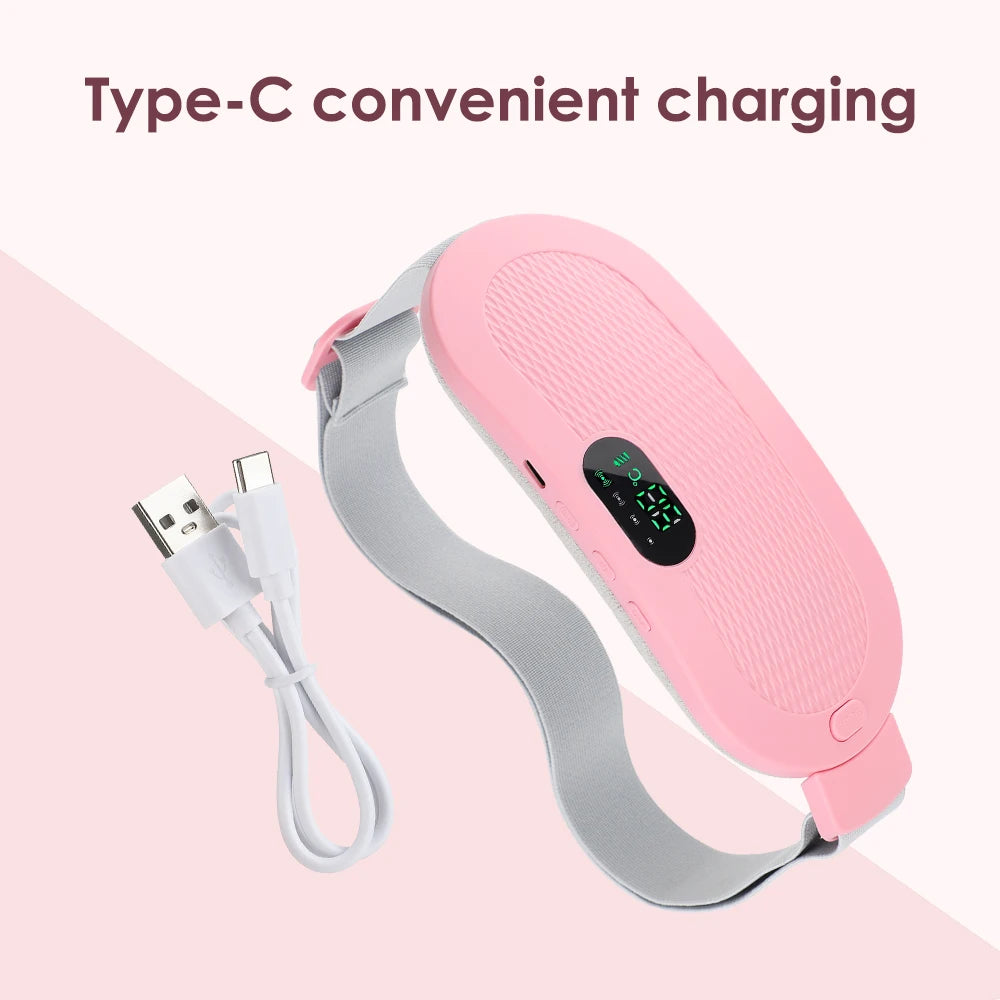 Electric Period Cramp Relief Massager with Heating Pad
