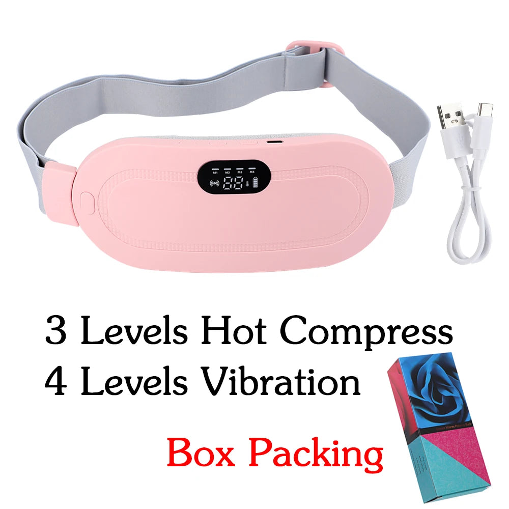 Electric Period Cramp Relief Massager with Heating Pad