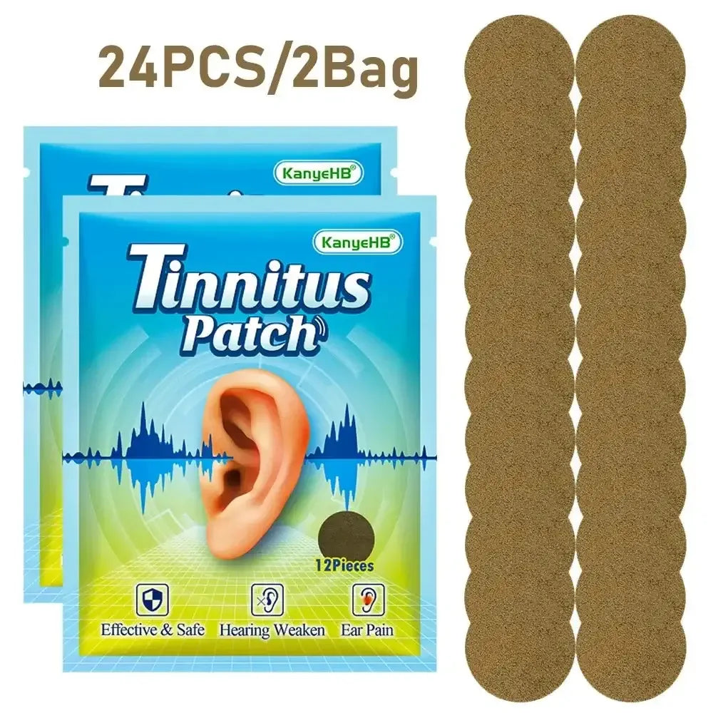 Ear Bead Patch Auriculotherapy Acupressure Tinnitus Relief Patch 24PCS