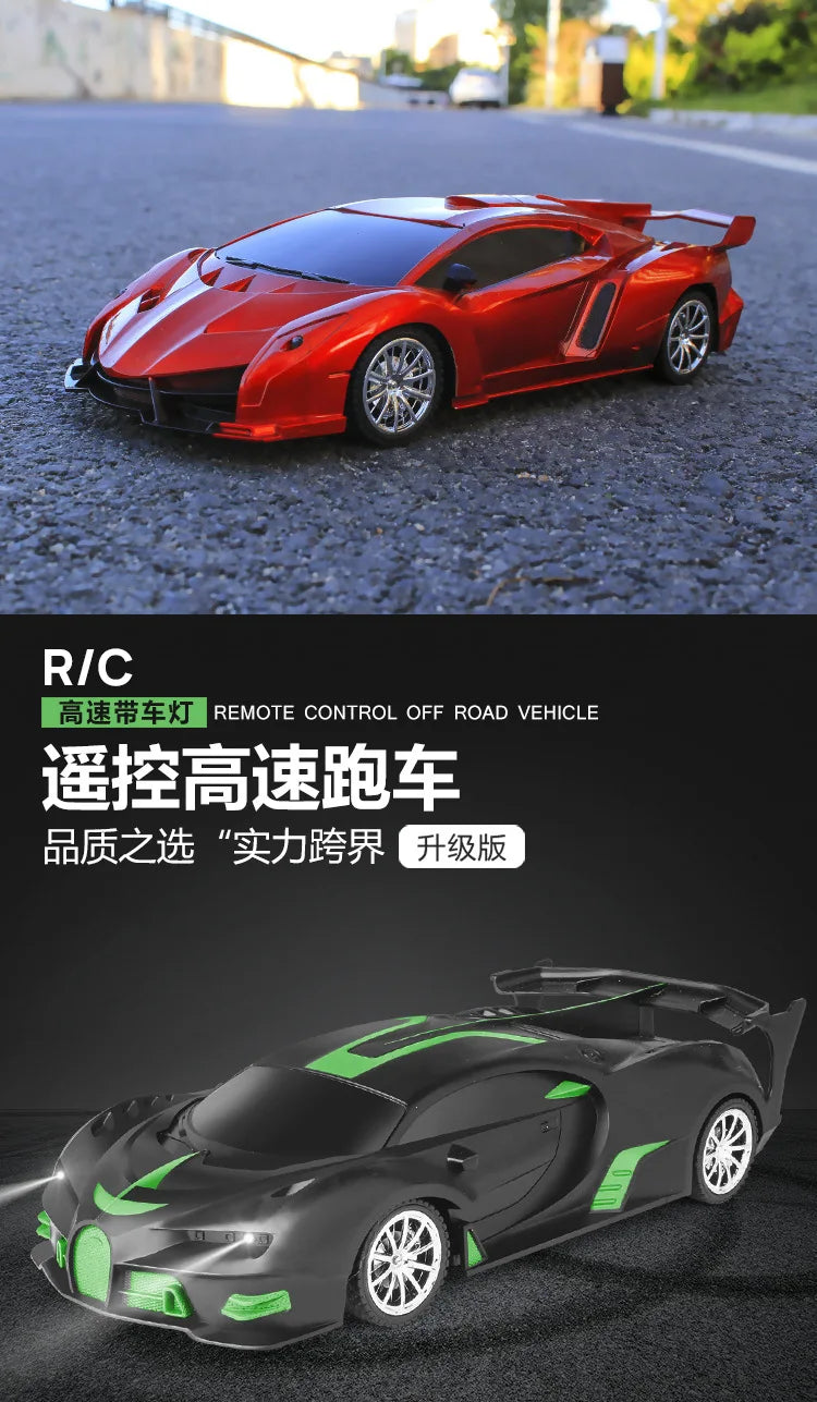 Sports Car With Led Light  Radio Remote Control