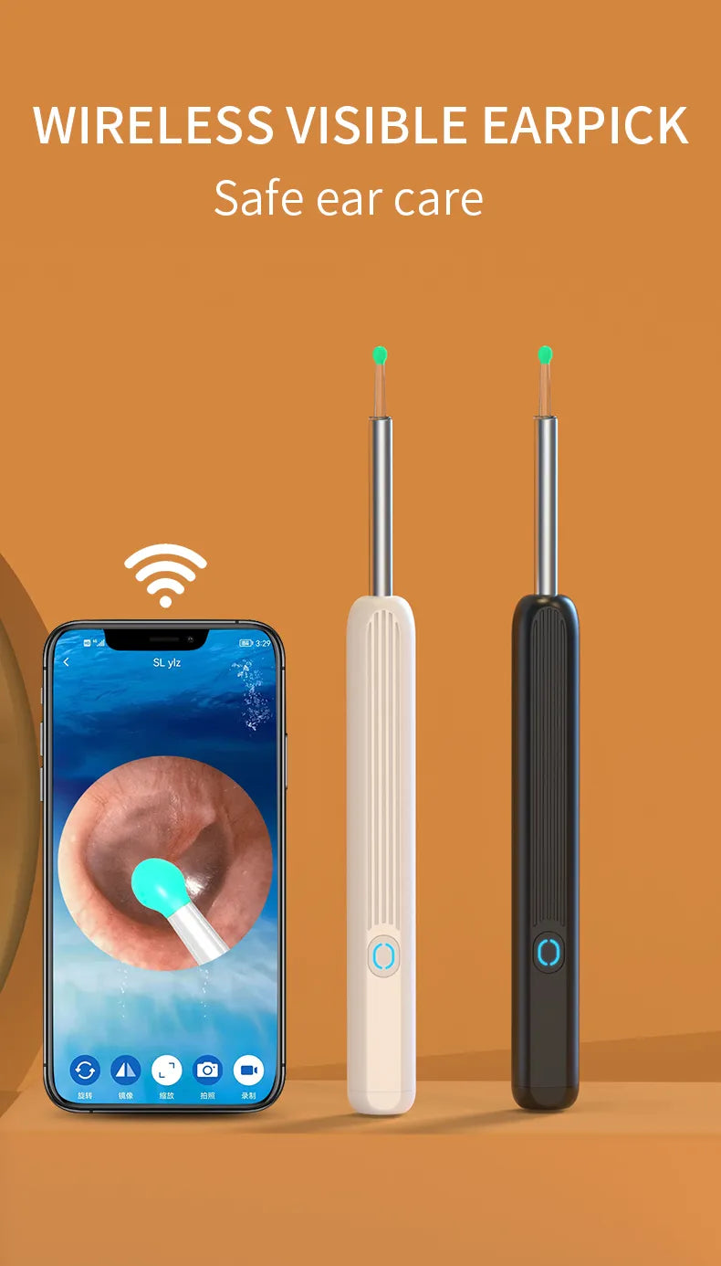 Wireless Intelligent Visual Ear Pick Cleaner