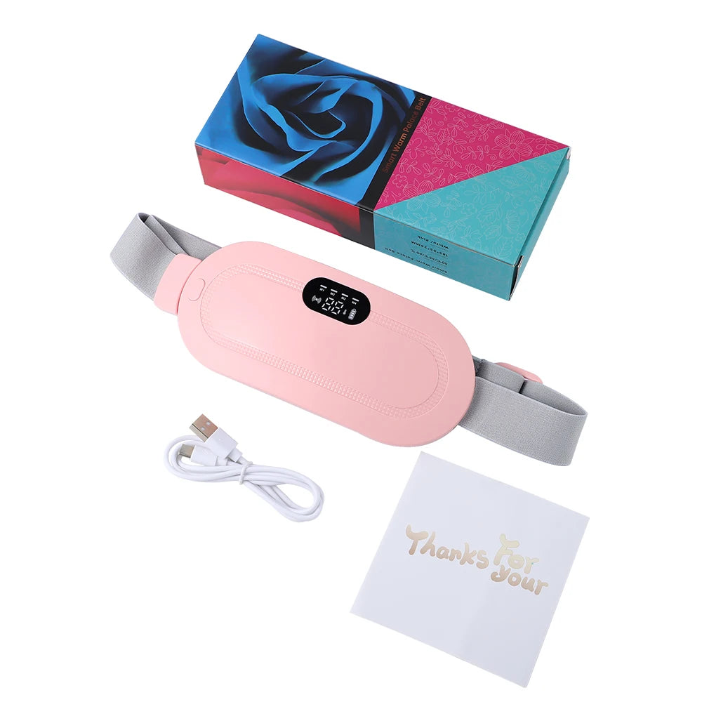 Electric Period Cramp Relief Massager with Heating Pad
