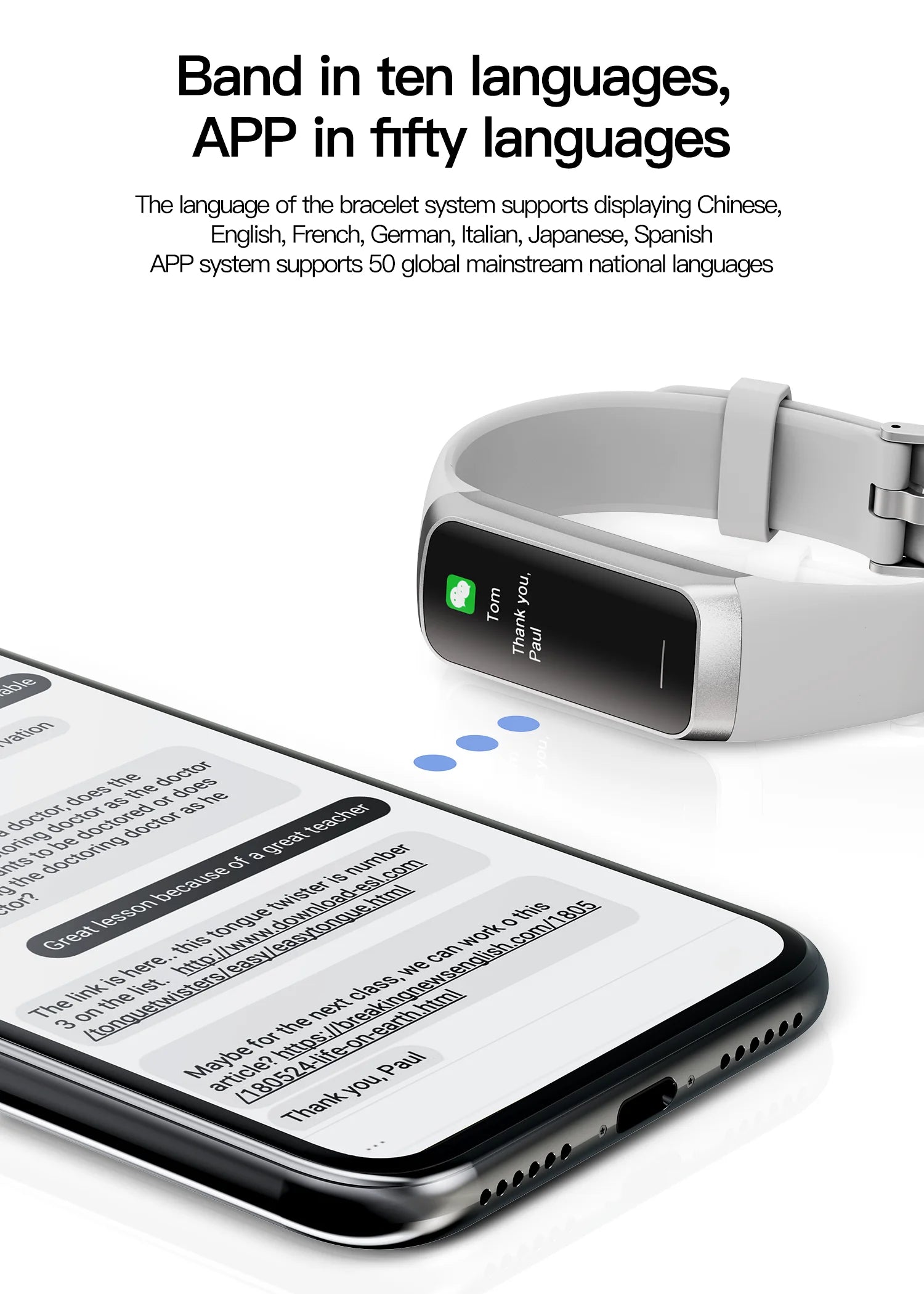 LIGE AMOLED Smart Watch & Fitness Tracker