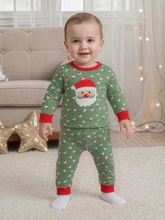 Toddler Christmas Pajama Set Red / 3-4 Years / United States