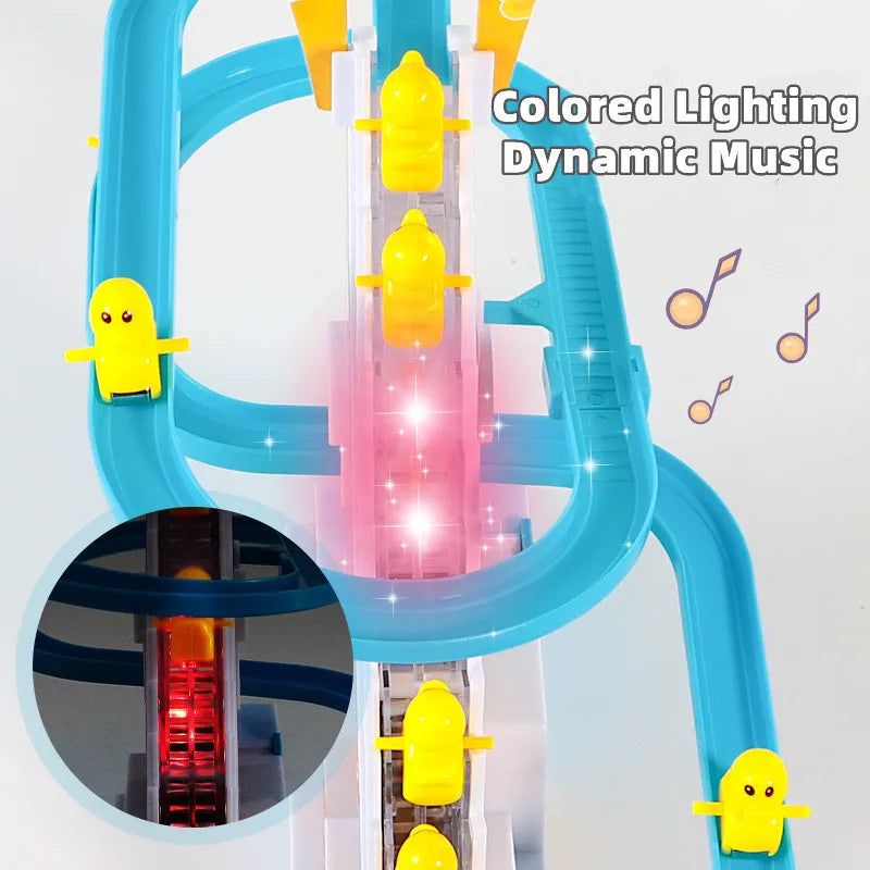 Electric Duck Climbing Stairs Toy 