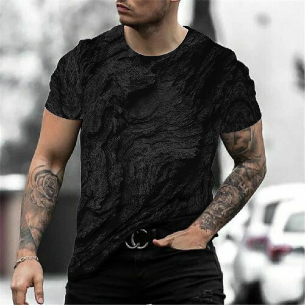 Men Fashion Hip Hop Street Short Sleeve