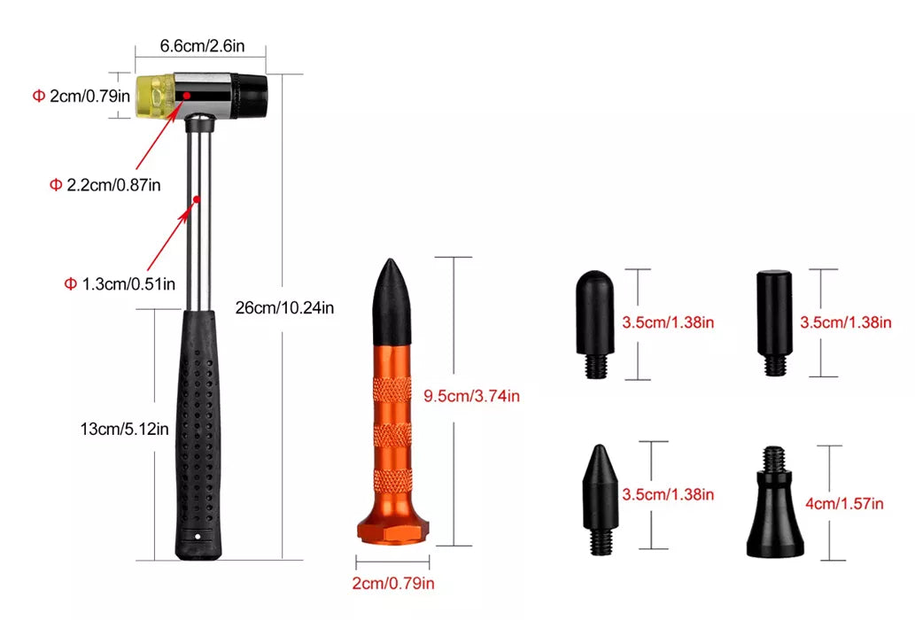 Super PDR Tool Car Dent Removal Kit