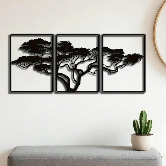 Handmade African Baobab Tree Metal Wall Art United States / TY4522CZY-Z1 / 4XL