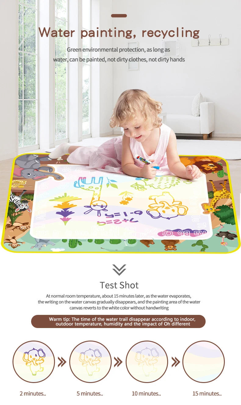 Children's water canvas