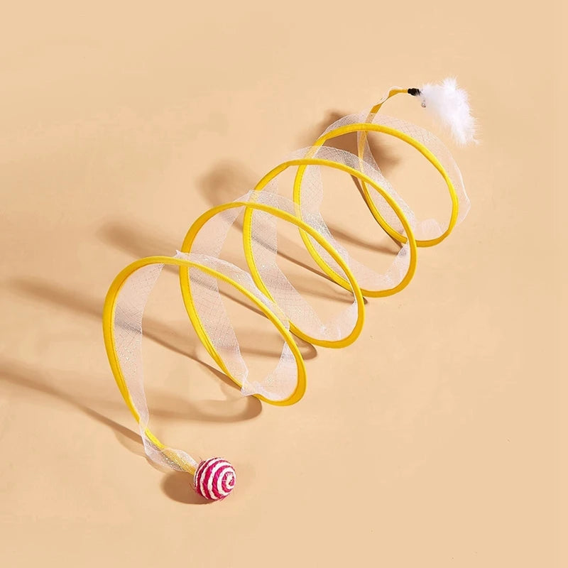 Self-play Cat Hunting Spiral Tunnel Toy