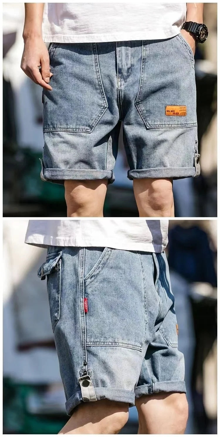 Short Loose Label Denim for men