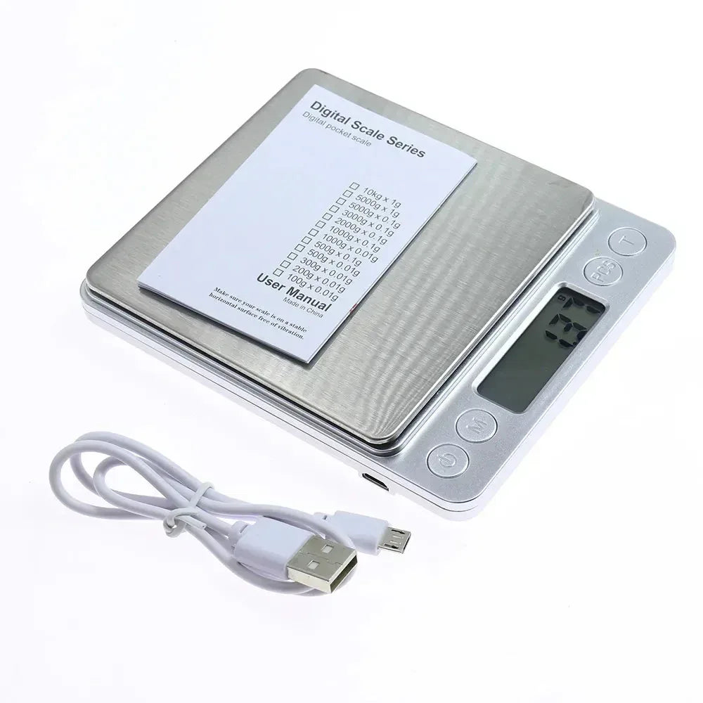 Mini Precision LCD Digital Kitchen Electronic Scales Weight 500g(0.01)