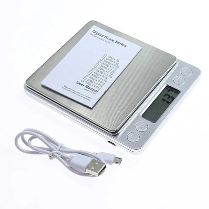 Mini Precision LCD Digital Kitchen Electronic Scales Weight 500g(0.01)