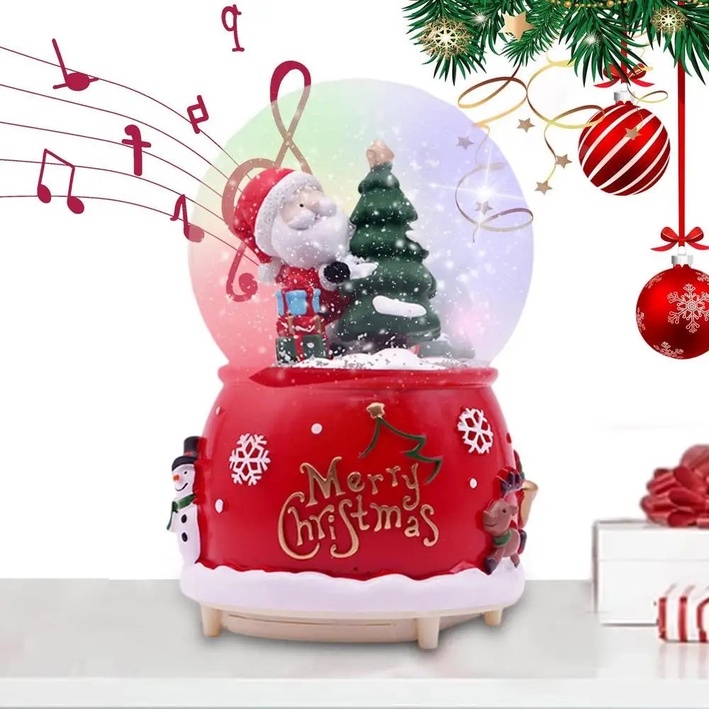 Santa LED Musical Christmas Snow Globe Model B / United States