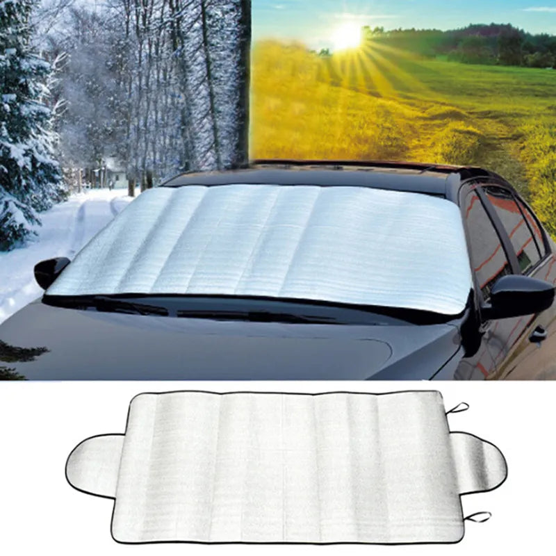 Car Windshield Sunshade Protector Snow Cover Winter Ice Frost Guard